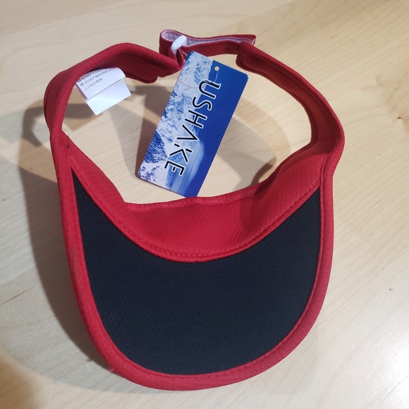 NWT USHAKE Red Visor - Picture 2 of 5